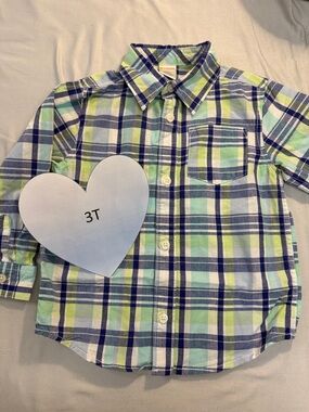 Gymboree - 3T - Plaid Button-Up Shirt